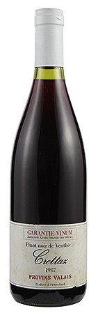 Crettaz Pinot Noir de Venthône 1987